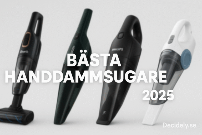 Hitta bästa handdammsugare 2025