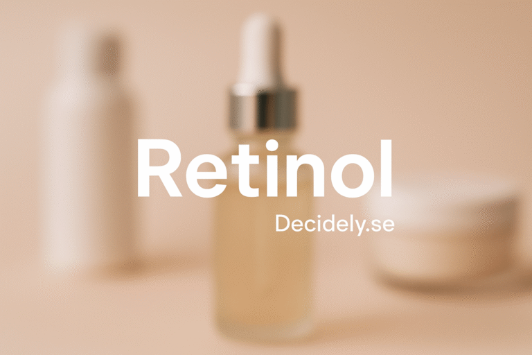 Upptäck fördelarna med retinol i hudvård