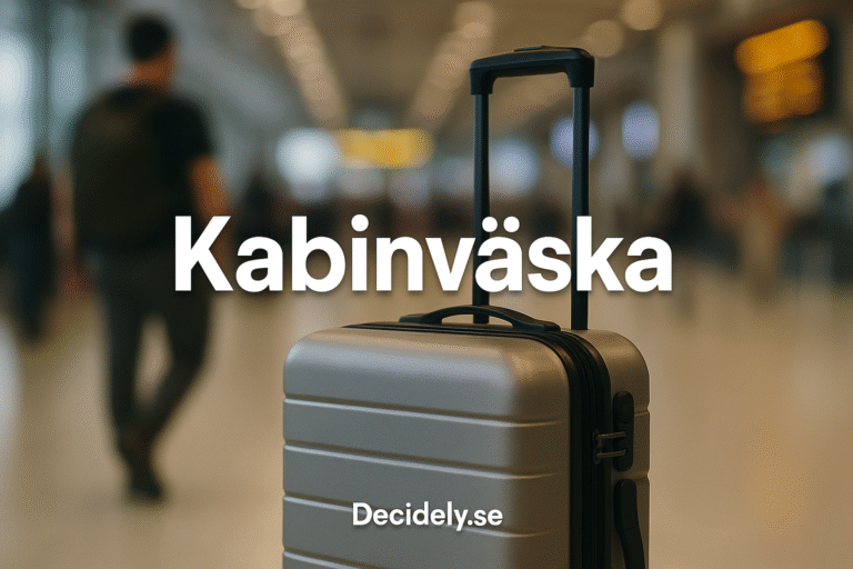 Bästa kabinväska 2025