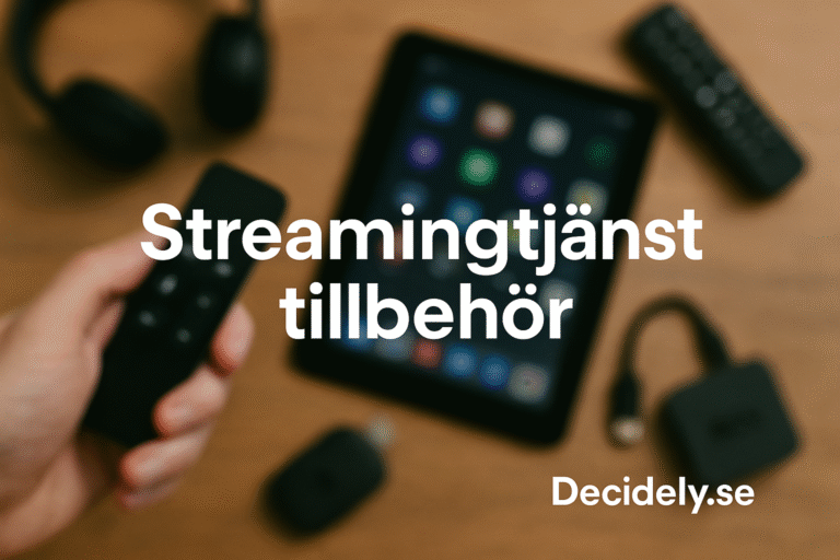 Bästa streamingtjänst tillbehör 2025