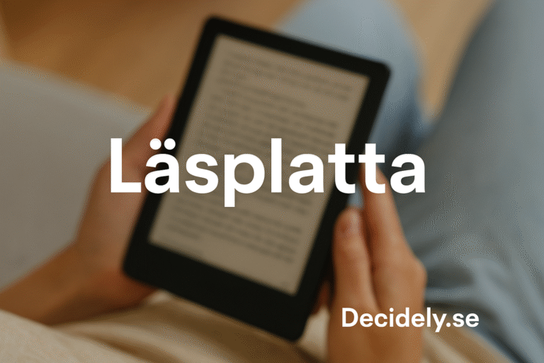 Bästa Läsplatta 2025