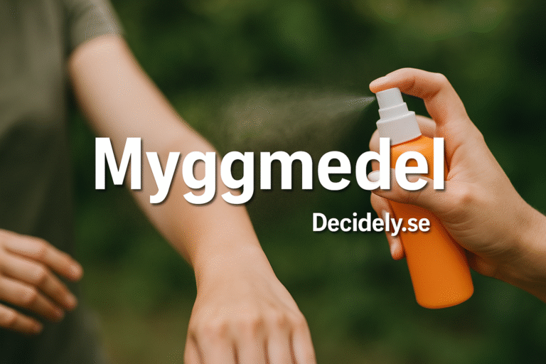 Bästa Myggmedel För Hösten 2025