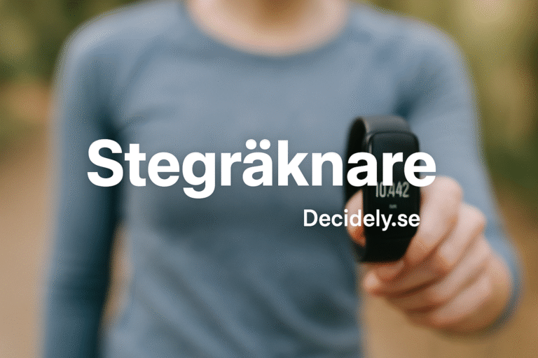 Bästa Stegräknare – Bäst i Test 2025
