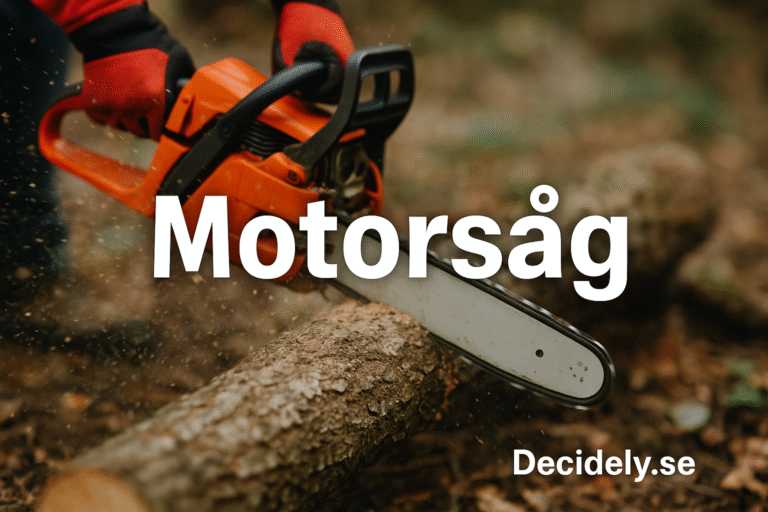 Bästa Motorsåg – Bäst i Test 2025