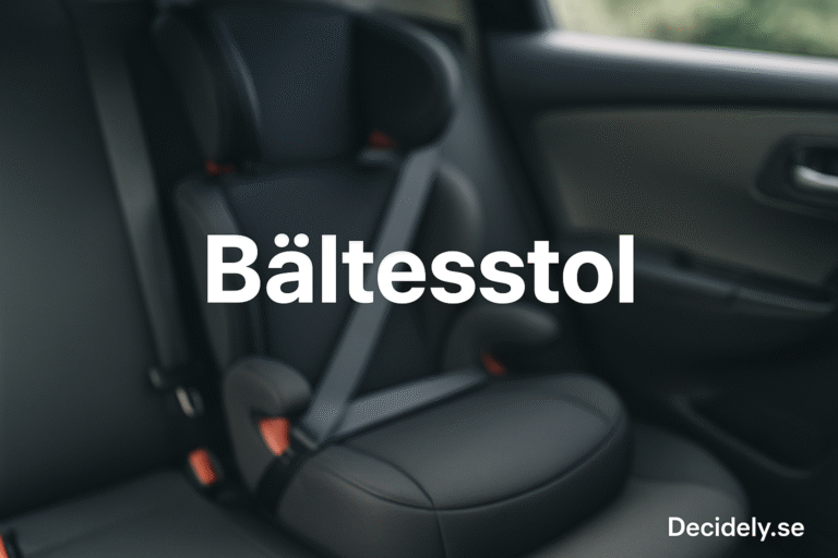 Bästa Bältesstol – Bäst i Test 2025