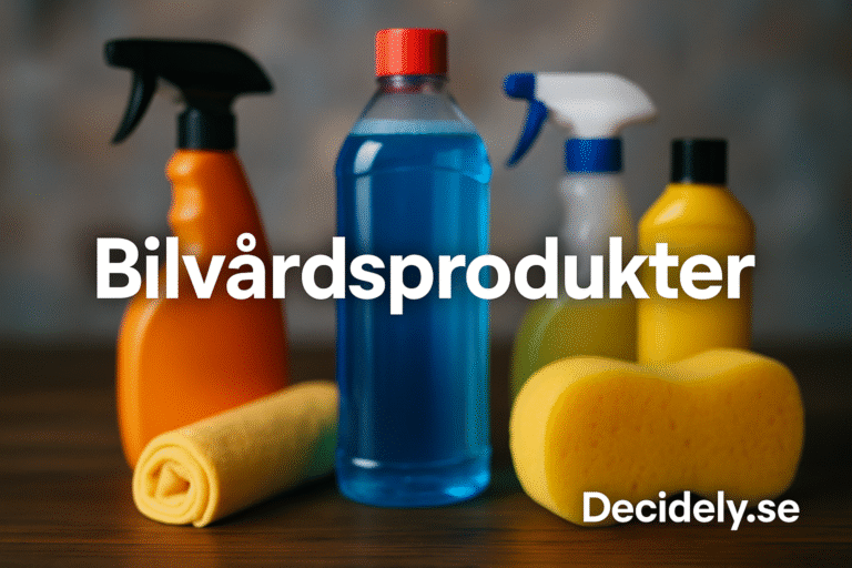 Bästa Bilvårdsprodukter – Bäst i Test 2025