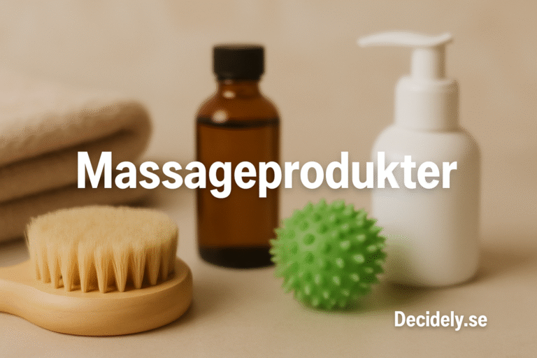 Bästa Massageprodukter – Bäst i Test 2025