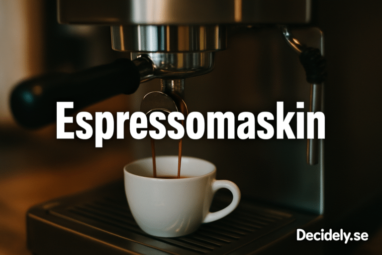 Bästa Espressomaskin – Bäst i Test 2025