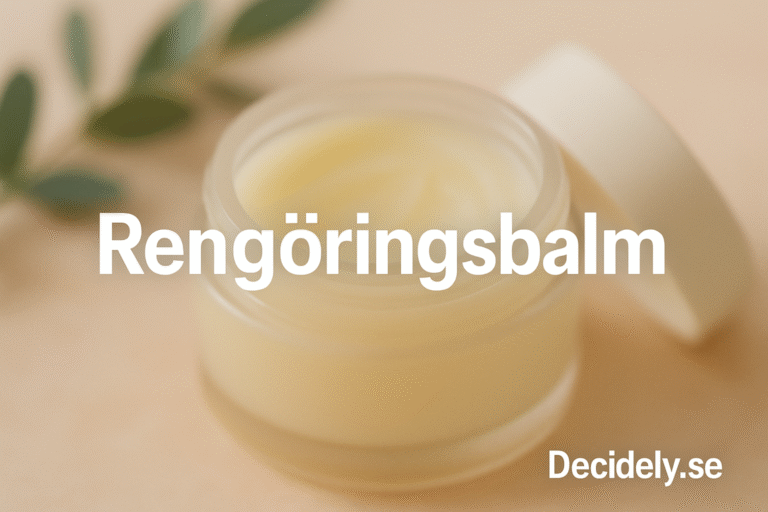 Bästa Rengöringsbalm – Bäst i Test 2025